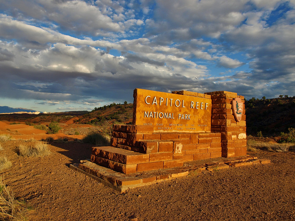 Visiting Capitol Reef National Park: The Expert Travel Guide 10 A sign welcoming visitors to Capitol Reef National Park