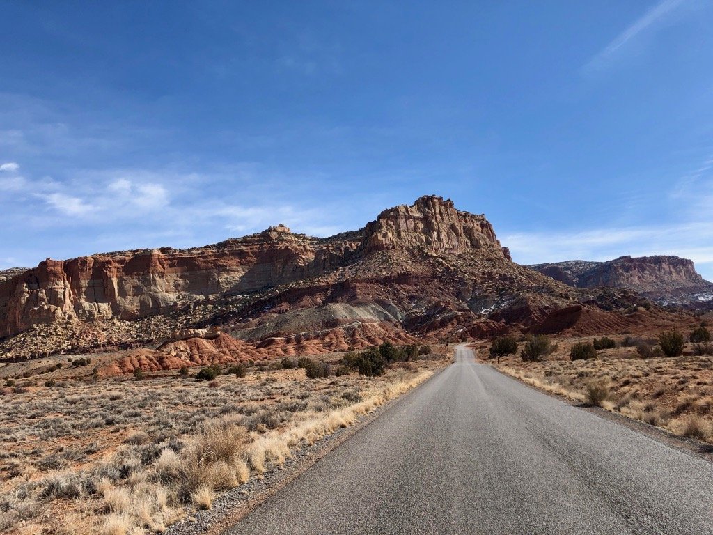 A List of All 63 National Parks in the U.S. Ranked by Their Popularity 43 A paved road through Capitol Reef, one of the US national parks