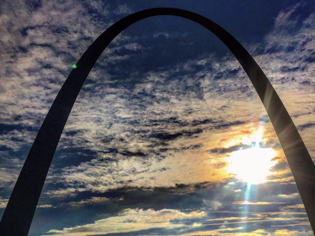 A List of All 63 National Parks in the U.S. Ranked by Their Popularity 37 The sun shines through the Gateway Arch in one of the US national parks