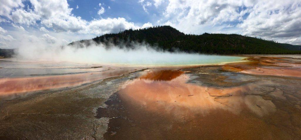 A List of All 63 National Parks in the U.S. Ranked by Their Popularity 24 Steam from Grand Prismatic Springs in Yellowstone, one of the US national parks
