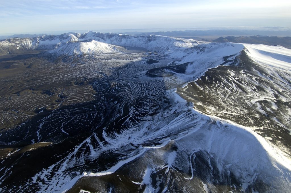 16 Astonishing National Parks in Alaska 6 A birds eye view of the caldera in Aniakchak, one of the national parks in Alaska