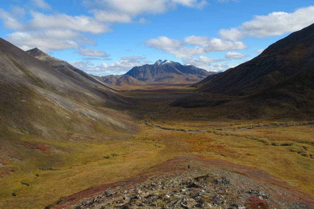 16 Astonishing National Parks in Alaska 17 Green and brown tundra below mountains in Noatak, one of the national parks in Alaska