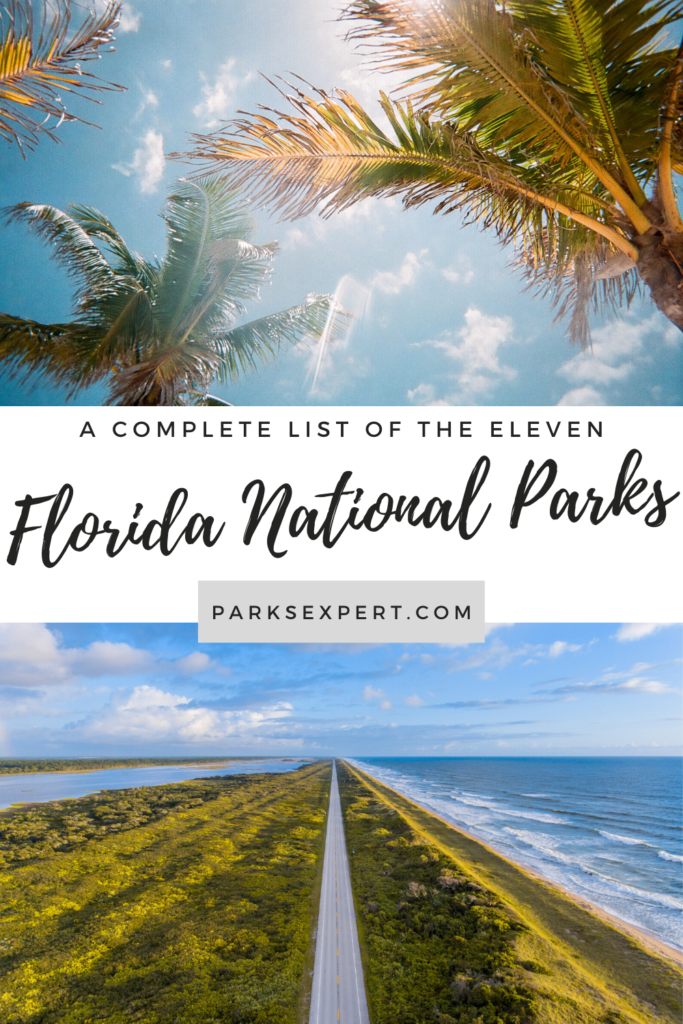 How Many National Parks in Florida?: 11 Fabulous Florida National Parks 17 Here's a complete list of the national parks in Florida, including everything you need to begin planning your visit. Plus, download a free checklist! | National Parks in Florida | Florida National Parks | #florida #nationalparks
