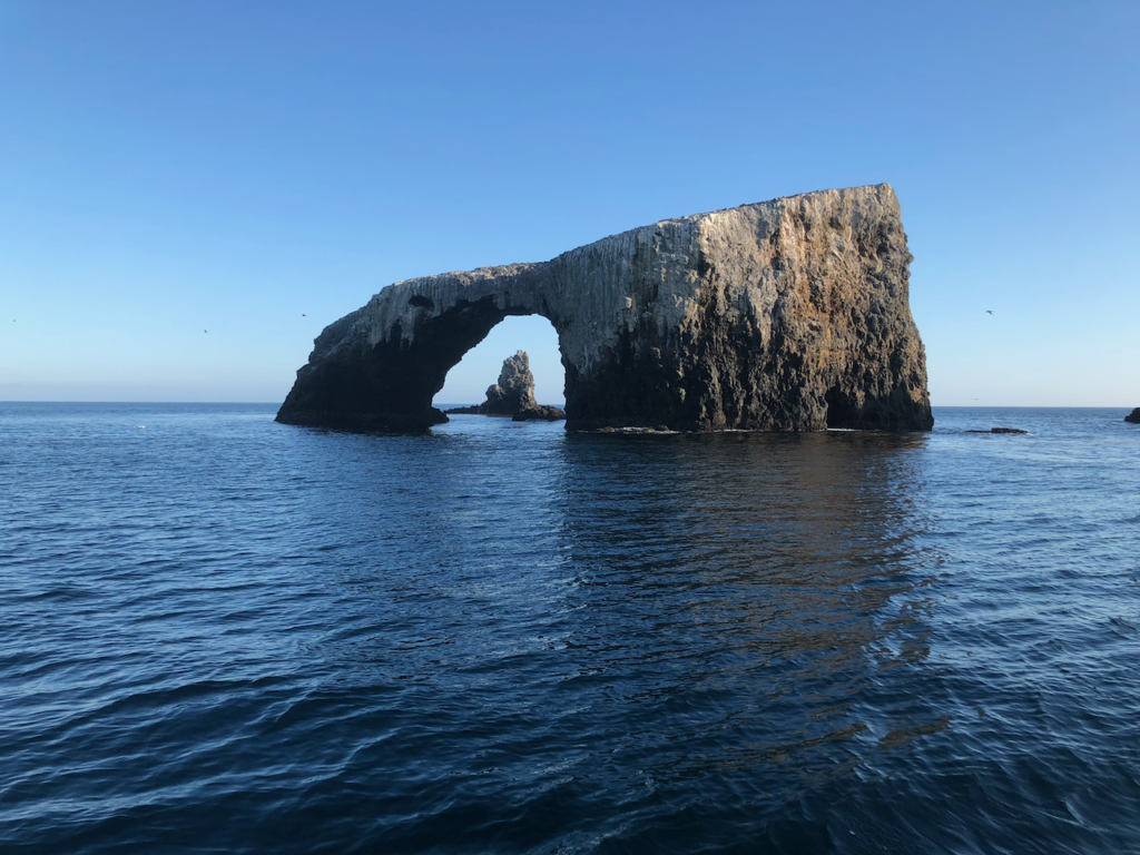 How to Get to Channel Islands National Park: Channel Islands Tours 8 Arch Rock in the middle of the ocean, seen during one of the Channel Islands tours