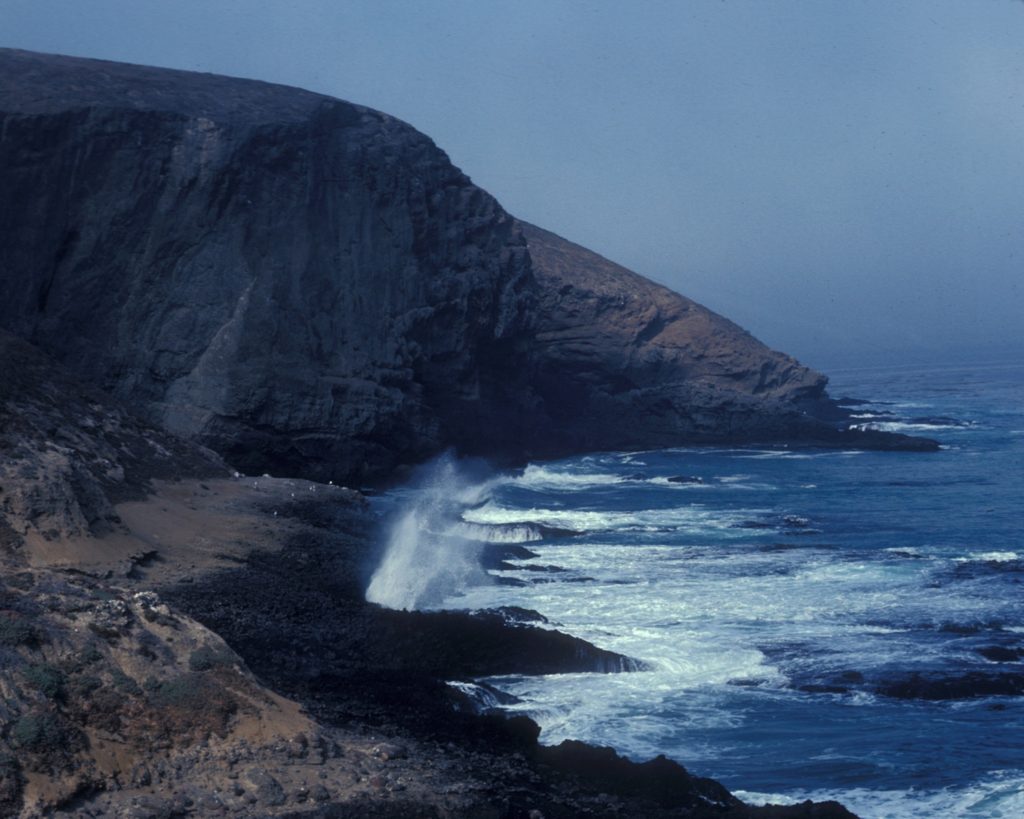 How to Get to Channel Islands National Park: Channel Islands Tours 15 Waves brush against the rocky coast of Santa Barbara, seen during one of the Channel Islands tours