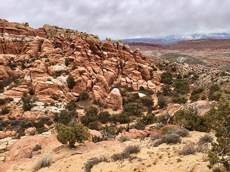 10 Best Hikes in Arches National Park That Lead to the Greatest Natural Arches in Utah 15 Red and white rock columns make up the maze of the Fiery Furnace, one of the best hikes in Arches National Park