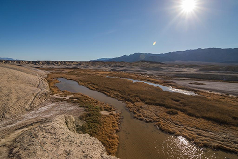 The 13 Best Hikes in Death Valley National Park You Won't Want to Miss 5 The sun shines down on Salt Creek, which is one of the best hikes in Death Valley.