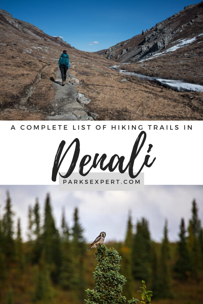 Best Hikes in Denali National Park: All 20 Trails Ranked by a Local 45 As a Denali local, I've hiked each trail multiple times. This is the definitive list of the best hikes in Denali National Park. Grab your free checklist here! | Best Hikes in Denali National Park | Hiking Denali | Denali Hikes | Trails in Denali | #denali #nationalparks #alaska #denalinationalpark