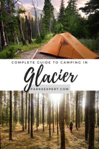 Glacier National Park Camping: Guide to All 13 Campgrounds, Backcountry Camping, and Where to Stay Near Glacier National Park 38 Everything you need to know about Glacier National Park camping: explore the 13 campgrounds, learn about backcountry permits, where RVs can go, and more. | Glacier National Park camping | Camping in Glacier National Park | Glacier National Park campgrounds | Where to Stay Near Glacier National Park