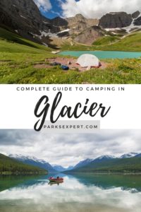 Glacier National Park Camping: Guide to All 13 Campgrounds, Backcountry Camping, and Where to Stay Near Glacier National Park 39 Everything you need to know about Glacier National Park camping: explore the 13 campgrounds, learn about backcountry permits, where RVs can go, and more. | Glacier National Park camping | Camping in Glacier National Park | Glacier National Park campgrounds | Where to Stay Near Glacier National Park
