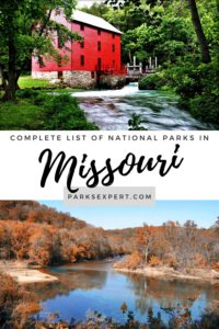 7 Remarkable National Parks in Missouri 14 Did you know there are six national parks in Missouri? Click here for the list, including the park that could be next. Plus, download my free checklist! National Parks in Missouri | Missouri National Parks #nationalparks #missouri #usa