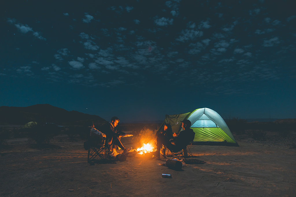 How to Spend 3 Days in Big Bend National Park: Itinerary 3 Campers enjoying a night in Big Bend National Park