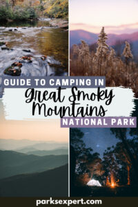 Camping in Great Smoky Mountains National Park: The Ultimate Guide to All 9 Campgrounds 19 It can be challenging to decide where to stay when camping in Great Smoky Mountains National Park, but this ultimate guide to all 9 campgrounds makes it easy. | camping in great smoky mountains national park | great smoky mountains campgrounds | great smoky mountains camping | #greatsmokymountains #greatsmokymountainsnationalpark