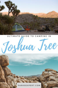 Camping in Joshua Tree National Park: The Ultimate Guide to All 9 Campgrounds 20 It can be challenging to decide where to stay when camping in Joshua Tree National Park, but this ultimate guide to all 9 campgrounds makes it easy. | camping in joshua tree national park | joshua tree campgrounds | joshua tree camping | #joshuatree #joshuatreenationalpark