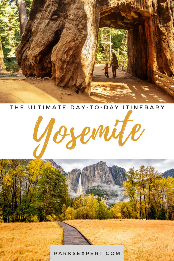 Yosemite Itinerary: 5 Ideas for Day-to-Day Experiences in an Iconic National Park 51 Not sure how much time to spend in Yosemite? We get it, so we've broken down this Yosemite itinerary day by day: one, two, three, four, or five days in Yosemite | Yosemite itinerary | Yosemite national park itinerary