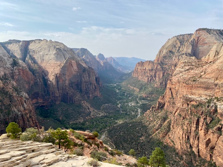 Perilous But Worth It: How to Safely Conquer the Angels Landing Hike in Zion National Park 38 A view of Zion Canyon from the summit of Angels Landing
