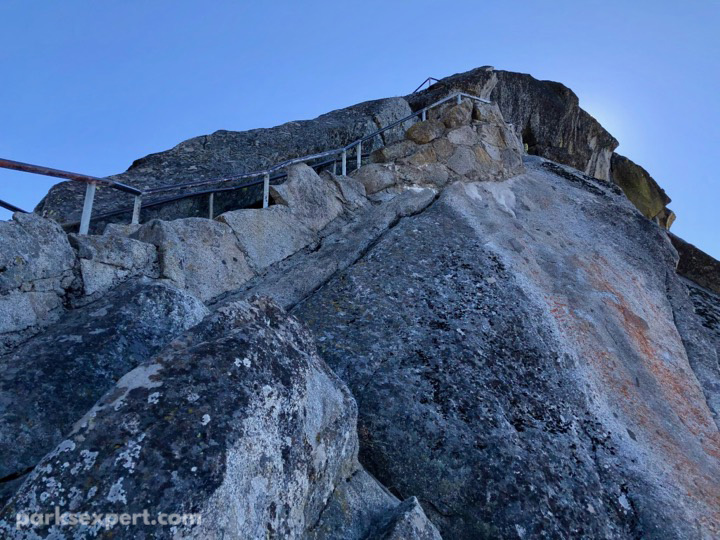 Hiking Moro Rock Trail: A View Worth the Grueling Climb 9 A set of stairs lead to the top of Moro Rock