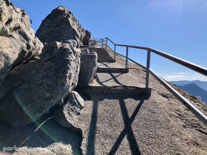 Hiking Moro Rock Trail: A View Worth the Grueling Climb 11 A steep set of stairs on the Moro Rock hike
