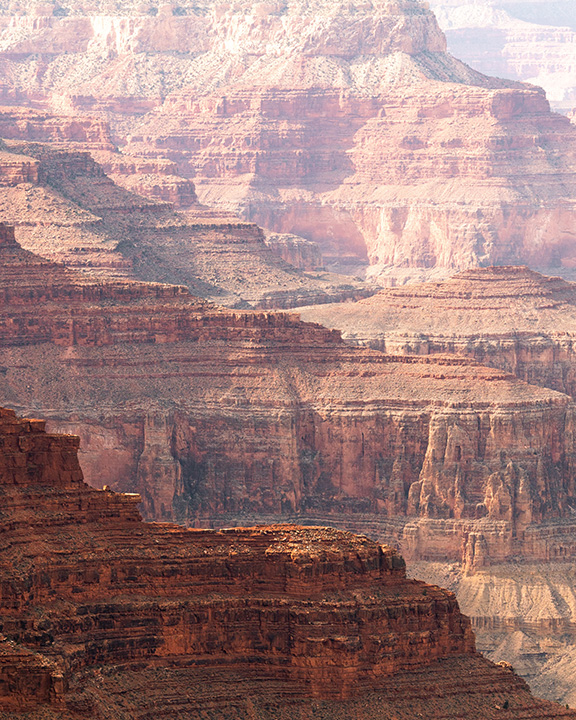 13 Inspiring Things to Do in Grand Canyon National Park 5 Brown and red rocks form canyon walls