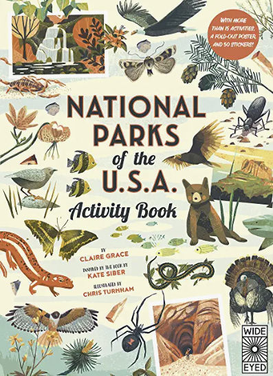 The 31 Best National Park Books for Every Reader 18 The cover of "National Parks of the USA Activity Book", one of the best national park books