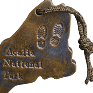 Acadia National Park hiking medalion