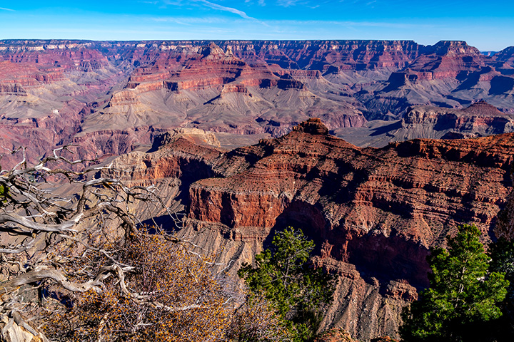 Grand Canyon Sunset: Best 13 Places to See Sunrise and Sunset at Grand Canyon National Park 26 A Grand Canyon sunset or sunrise presents incredible views and colors in the sky and reflected on canyon walls