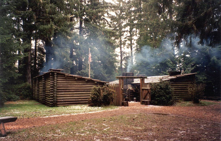 15 Wonderful National Parks in Washington 9 A historic fort with smoke coming from the chimney