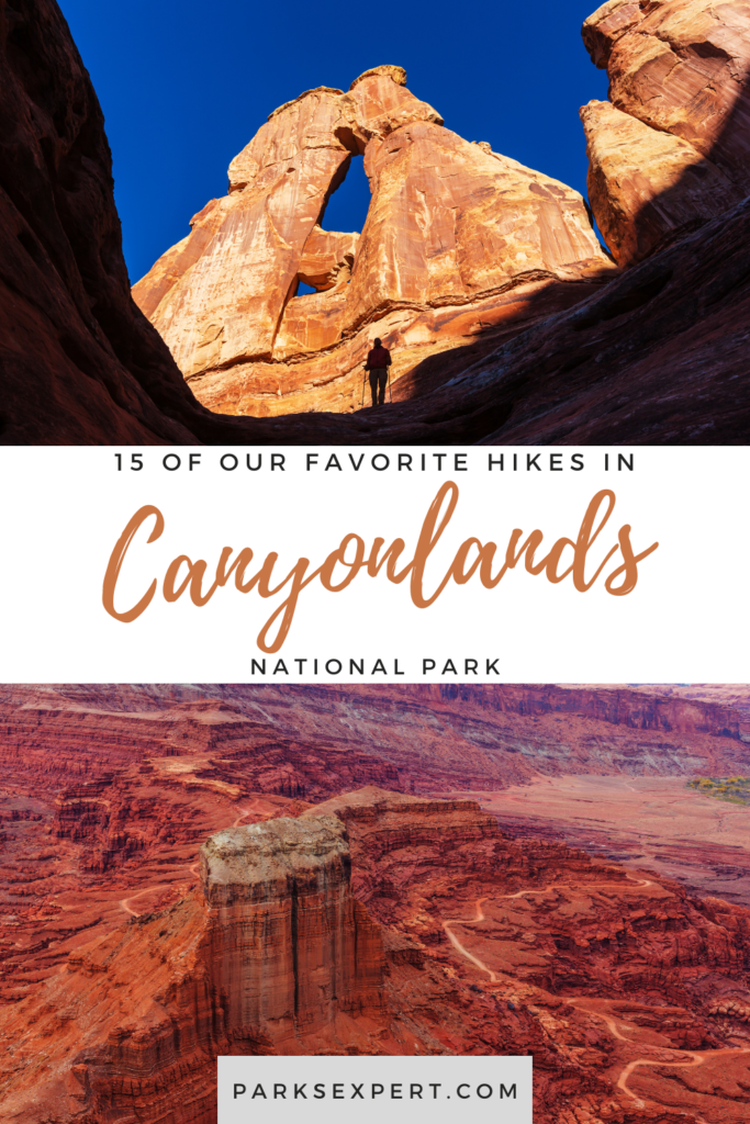 The 15 Best Hikes in Canyonlands National Park: A Comprehensive Guide 55 Click here for the Parks Expert's 15 best hikes in Canyonlands National Park. With three districts to explore, this desert wonderland is full of trails to discover.