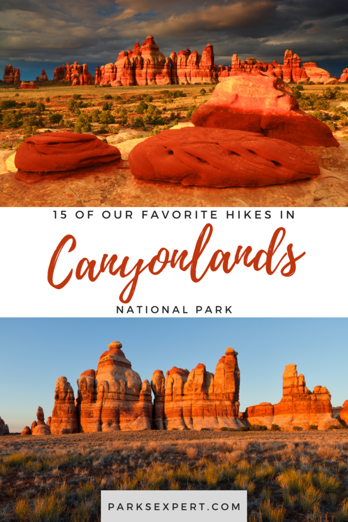 The 15 Best Hikes in Canyonlands National Park: A Comprehensive Guide 56 Click here for the Parks Expert's 15 best hikes in Canyonlands National Park. With three districts to explore, this desert wonderland is full of trails to discover.
