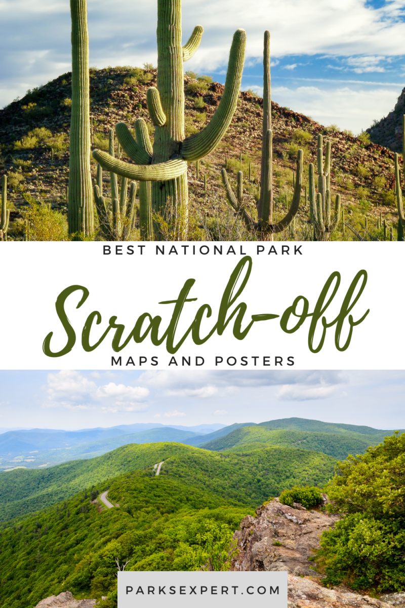 BEST National Park Scratch Off Maps and Posters in 2024