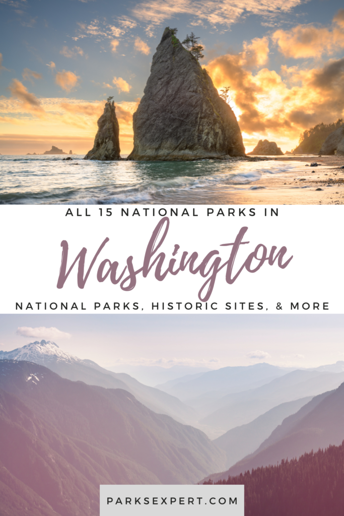 15 Wonderful National Parks in Washington 43 Did you know there are 15 national parks in Washington state? Click here for the list, including things to do and how to get to each of the Washington national parks.
