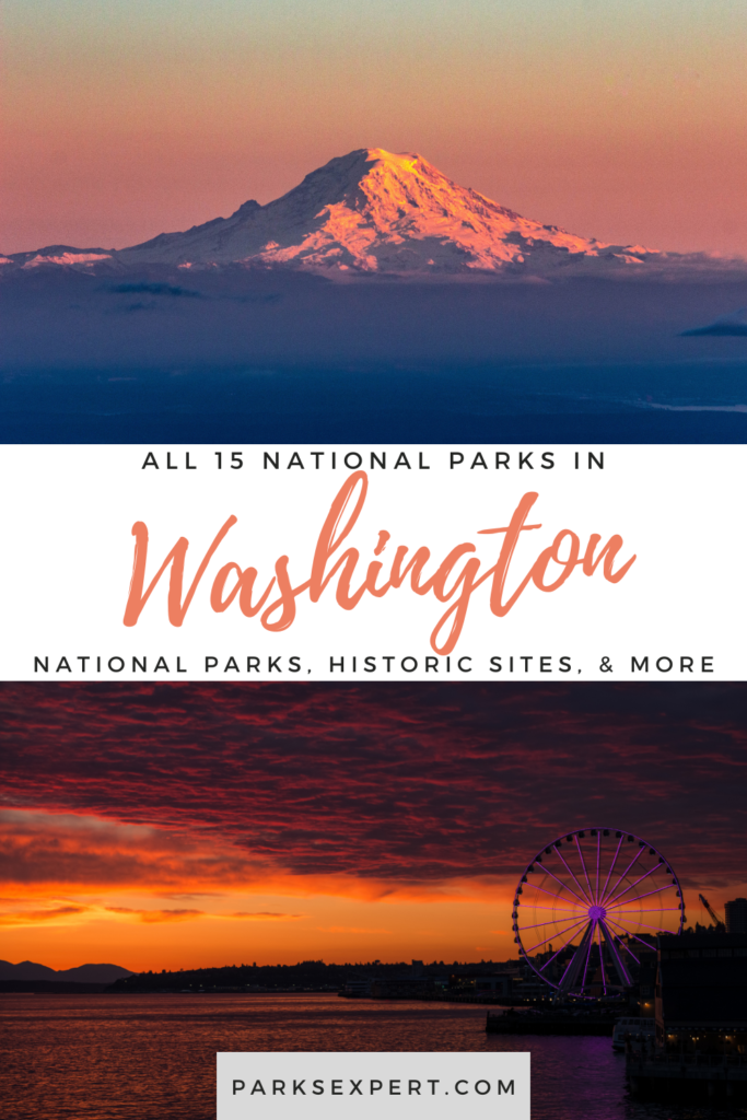 15 Wonderful National Parks in Washington 42 Did you know there are 15 national parks in Washington state? Click here for the list, including things to do and how to get to each of the Washington national parks.