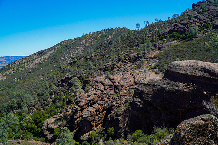The Ultimate Pinnacles National Park Camping Guide 14 Red rock spires on a clear day