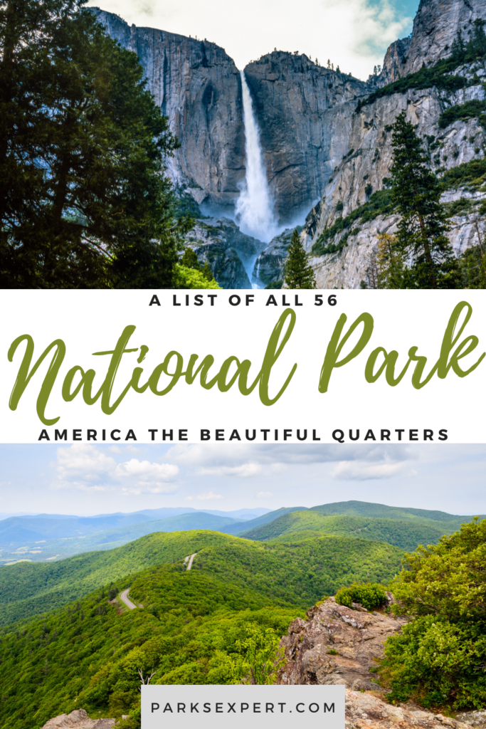 56 National Park Quarters List (With Pictures!) 79 A complete list of all 56 national park quarters with pictures! Discover the unique designs representing America's best idea and the best ways to collect and display the national park coins.