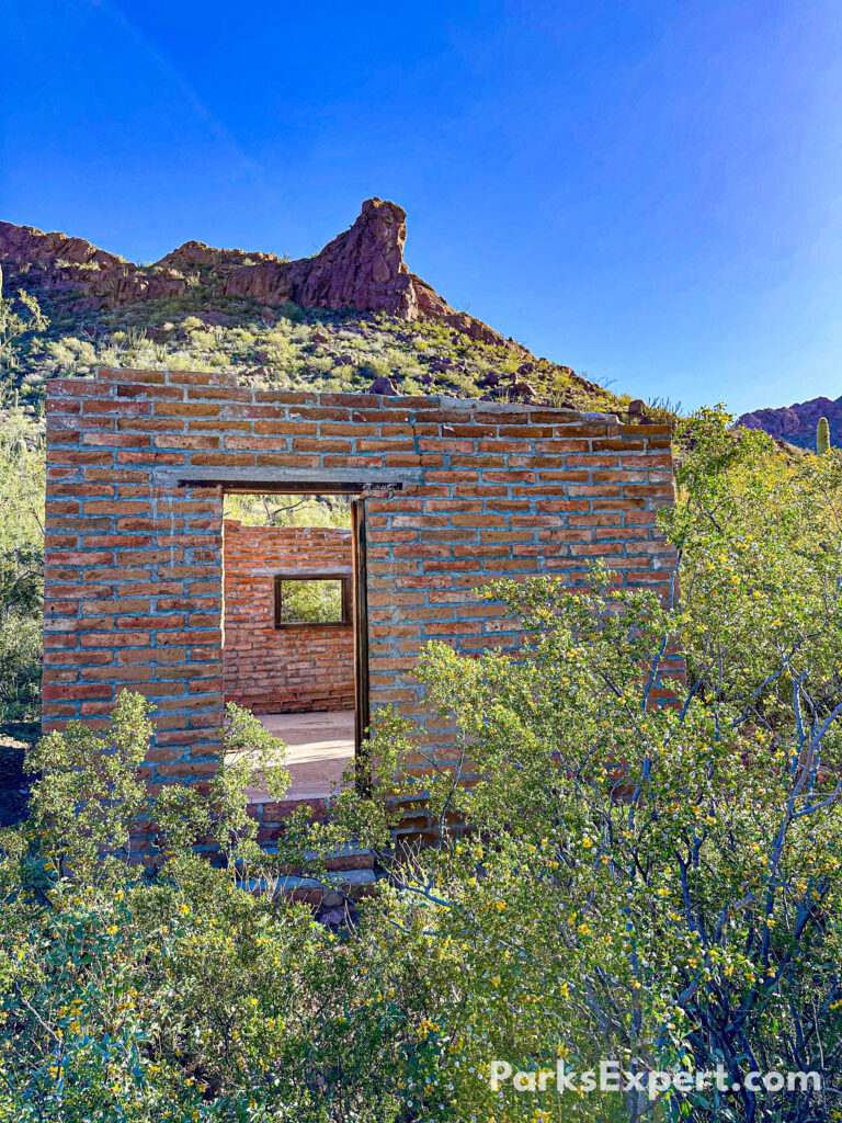 The Top 10 Best Things to Do in Organ Pipe Cactus National Monument 10 An abandoned brick building below a jagged mountain